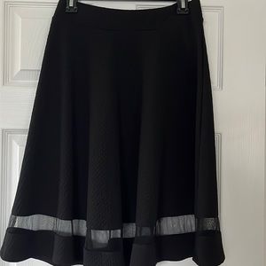 Black high waisted skirt